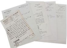 Picture of 5 letters from rabbis outside of Israel