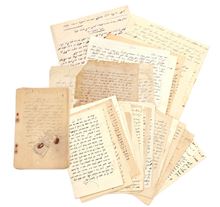 Picture of Large lot of dozens of letters from all over Morocco sent to Rav Yehoshua Korkus—start of 20th century.