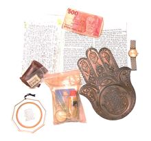 תמונה של לוט חפצים מהמקובל חכם אברהם חי הכולל קמעות, תפילה מיוחדת לחתן, שעון יד ועוד