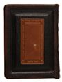 Picture of Miniature siddur, Zichron Yerushalayim, Ari nusach [Chabad]—Jerusalem 1899. Wide sheets, new handsome leather binding
