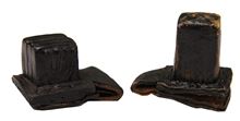 Picture of Pair of old tefillin housings—Europe, 18th century