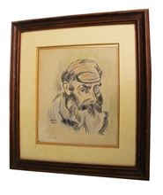 Picture of a Jew—eclectic technique, sketch, artist unknown