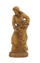 תמונה של פסל עץ זית - רות המואביה - פלשתינה חתום